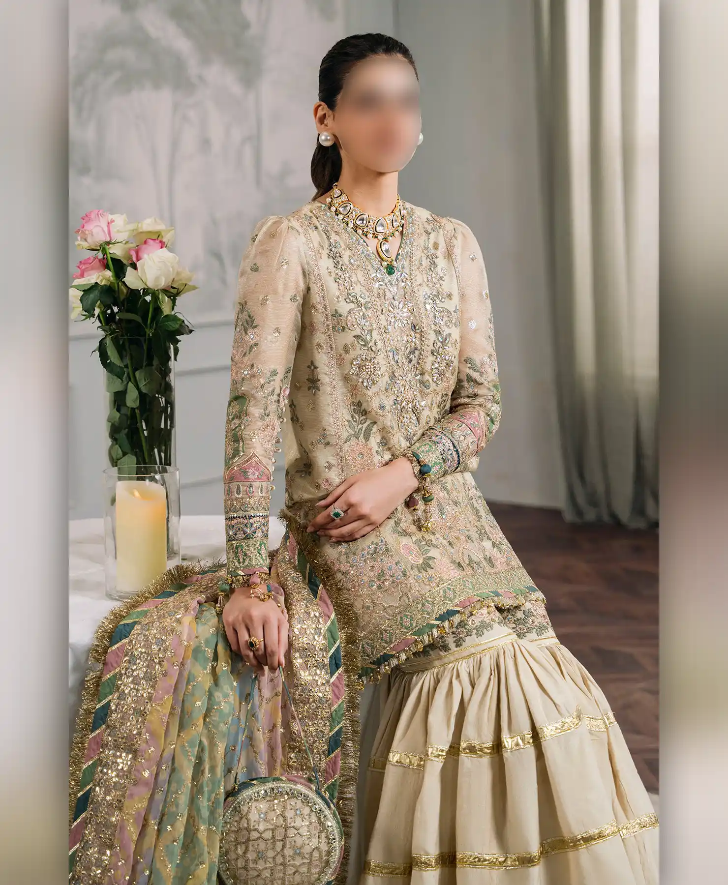 Bridal Dress by Nayab Fashion Bar Skin Exclusive Ladies Dress Collection by Nayab Fashion