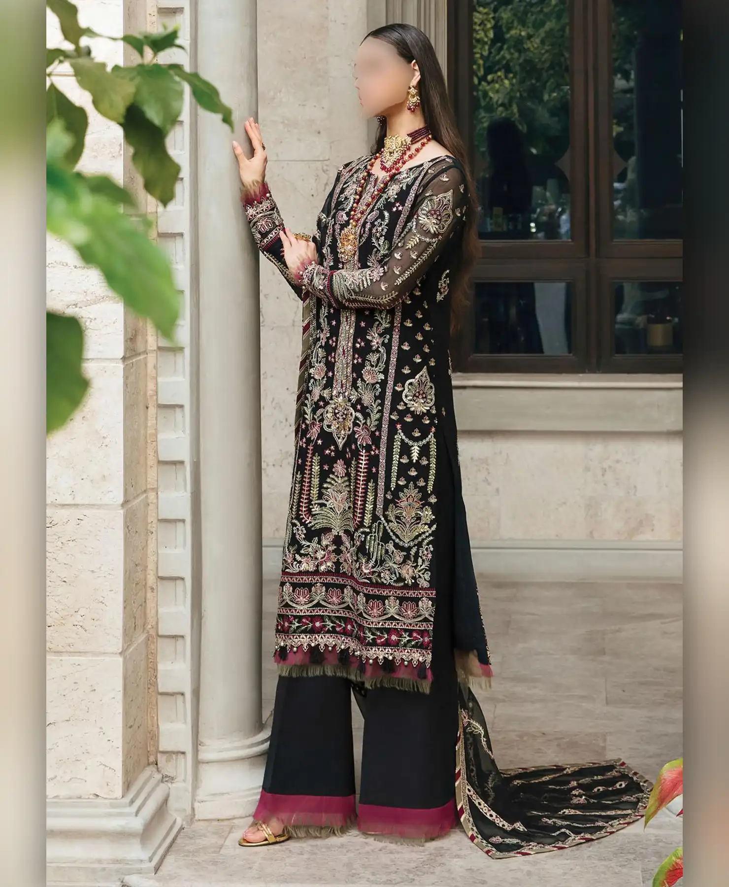 Galaxy Black by Nayab Fashion Bridal Dress Ladies Fashion Women Clothing Casual Dress