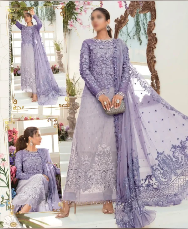 Bridal Dress Collection by Nayab Fashion 3D Two Tone