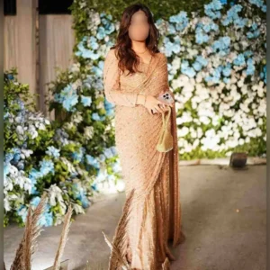 Golden Pearl Saree by Nayab Fashion