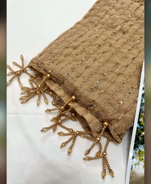 Golden Pearl Saree - Image 6