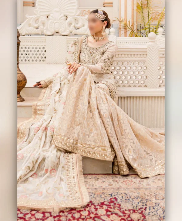 White Gold Gharara - Image 2