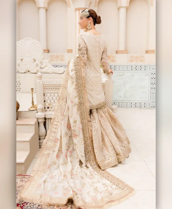 White Gold Gharara - Image 3