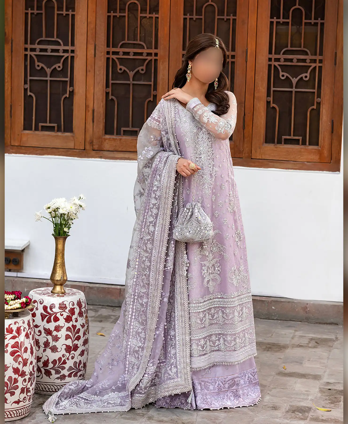 Pastel Purple by Nayab Fashion Bridal Dress Ladies Fashion Women Clothing Casual Dress