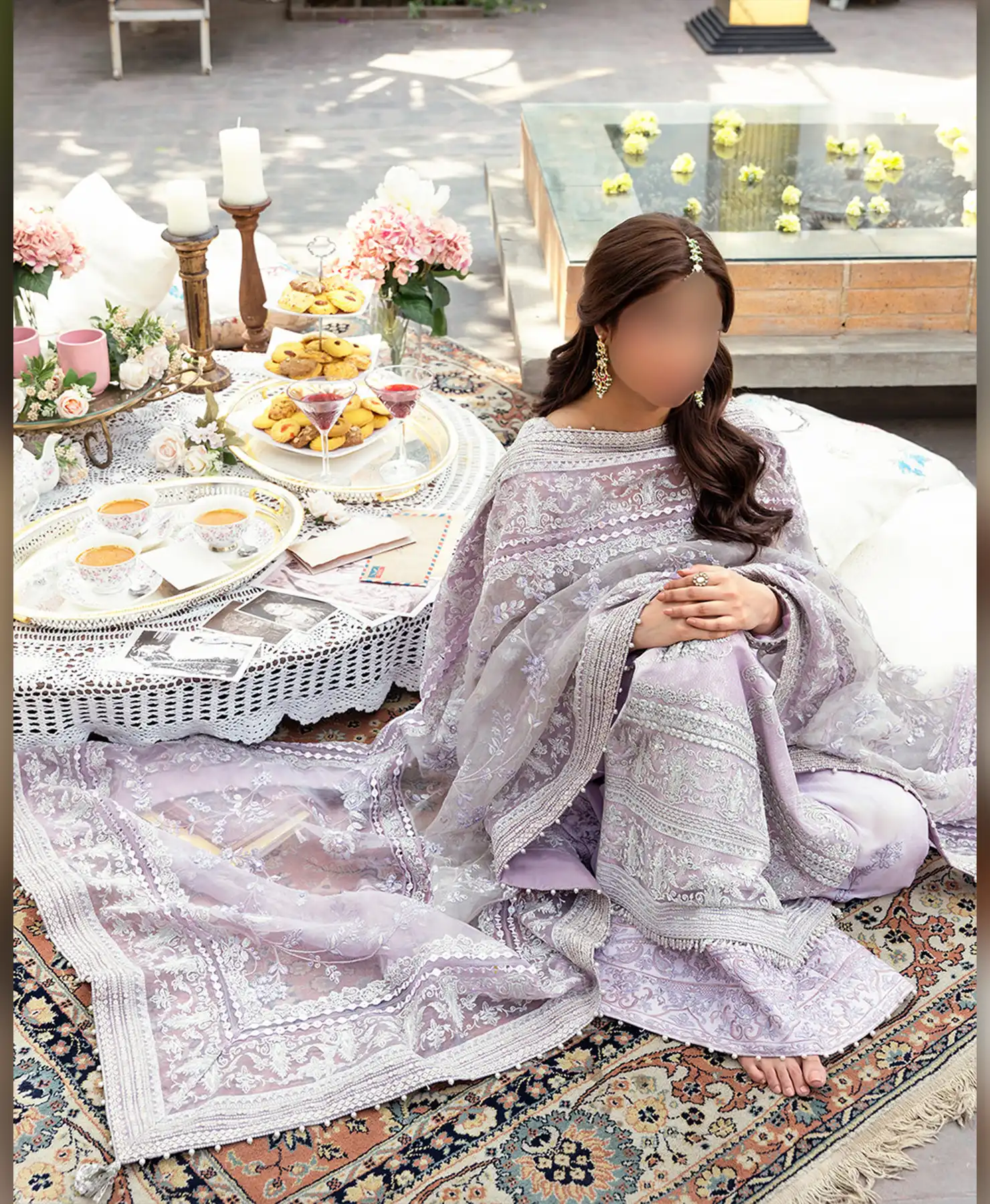 Pastel Purple by Nayab Fashion Bridal Dress Ladies Fashion Women Clothing Casual Dress