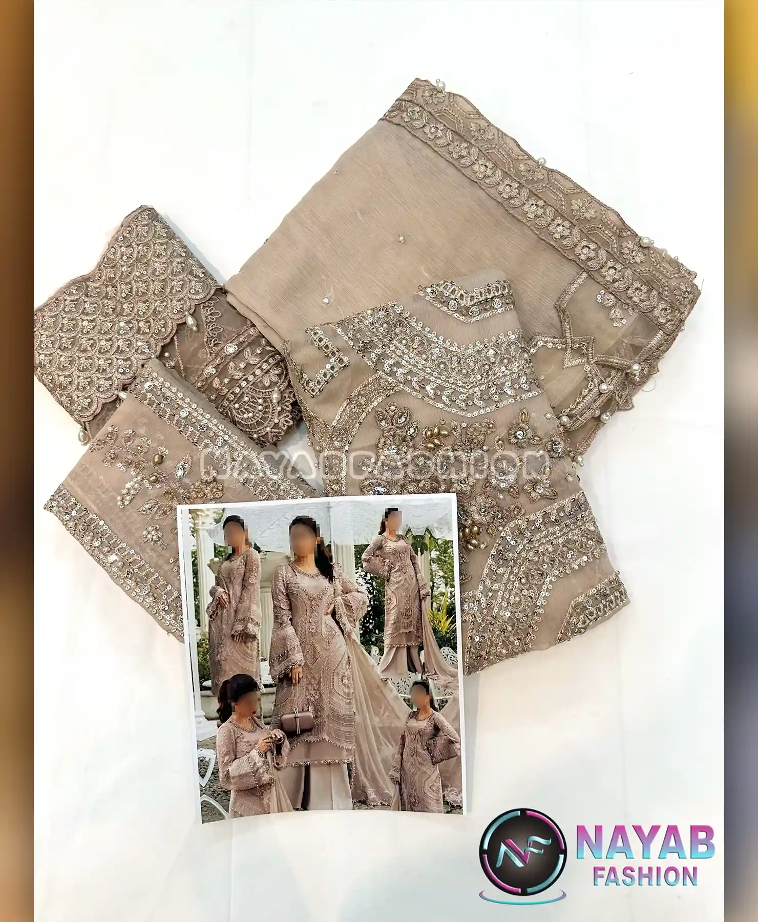 Bridal Dress Exclusive Ladies Dress Collection y Nayab Fashion Women's Clothing