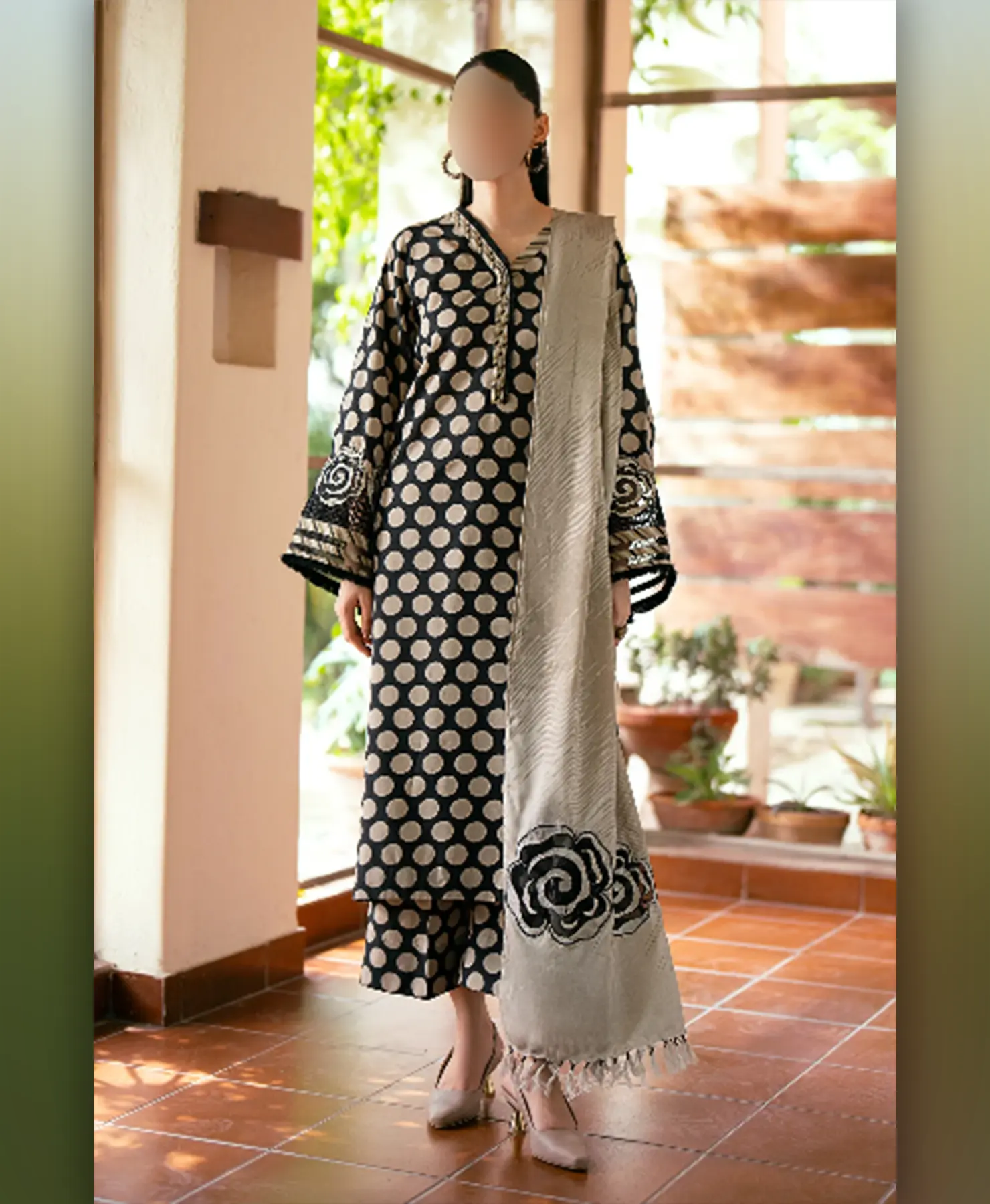 Black Gold Lawn by Nayab Fashion Bridal Dress Ladies Fashion Unstitched Women's Clothing