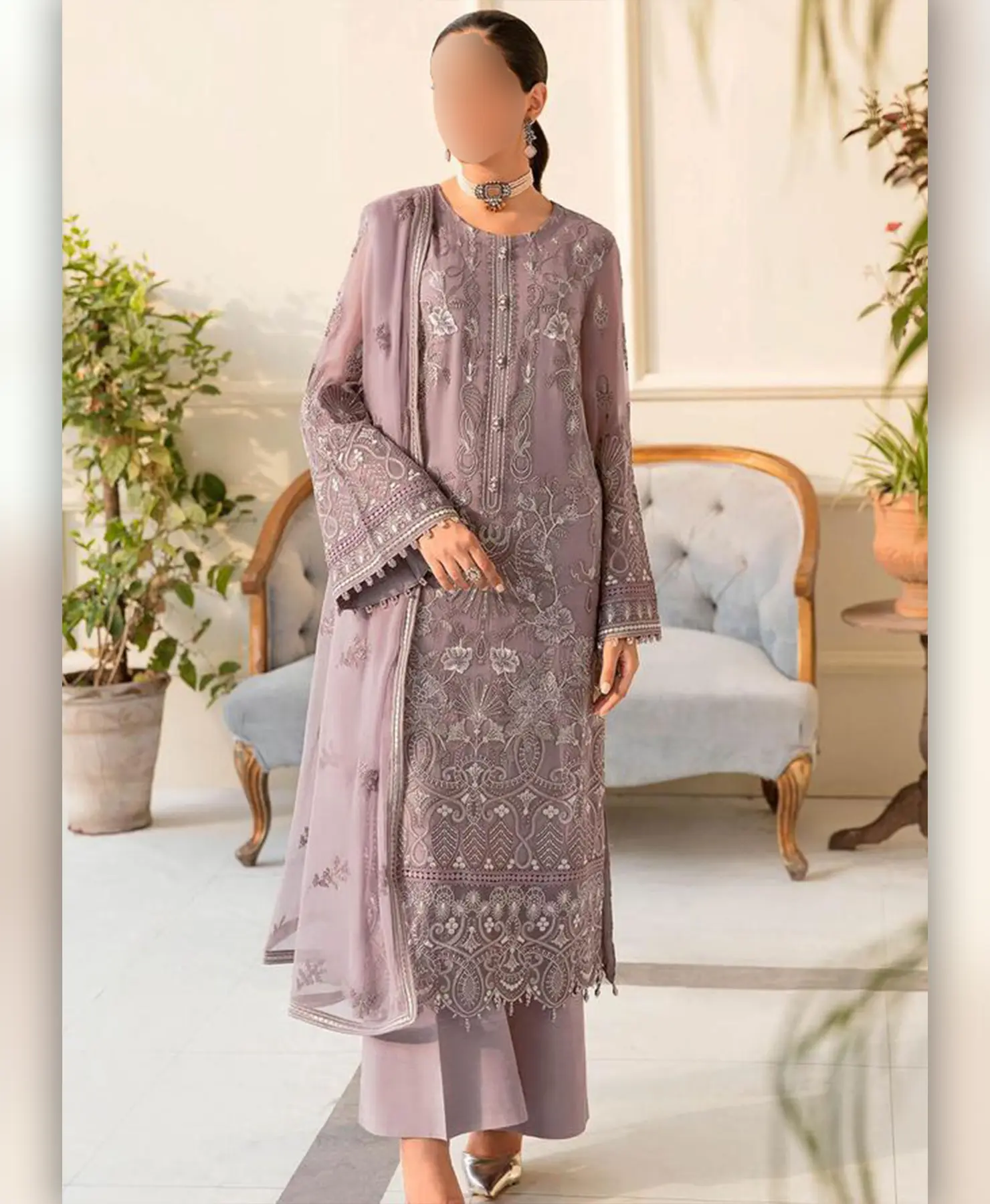 Flossie Pink by Nayab Fashion Bridal Dress Ladies Fashion Unstitched Women's Clothing