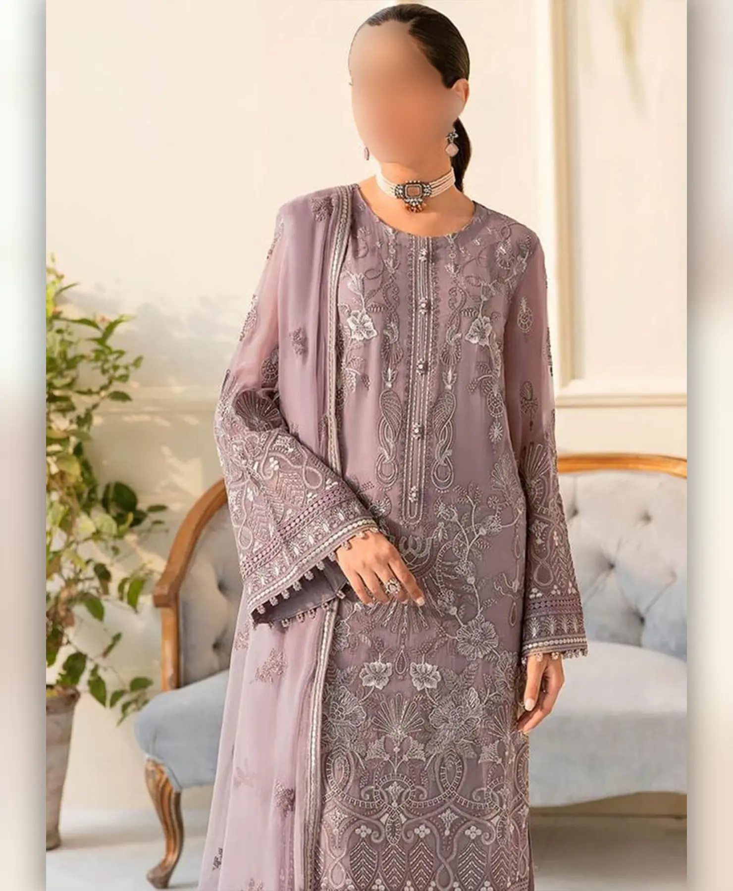 Flossie Pink by Nayab Fashion Bridal Dress Ladies Fashion Unstitched Women's Clothing