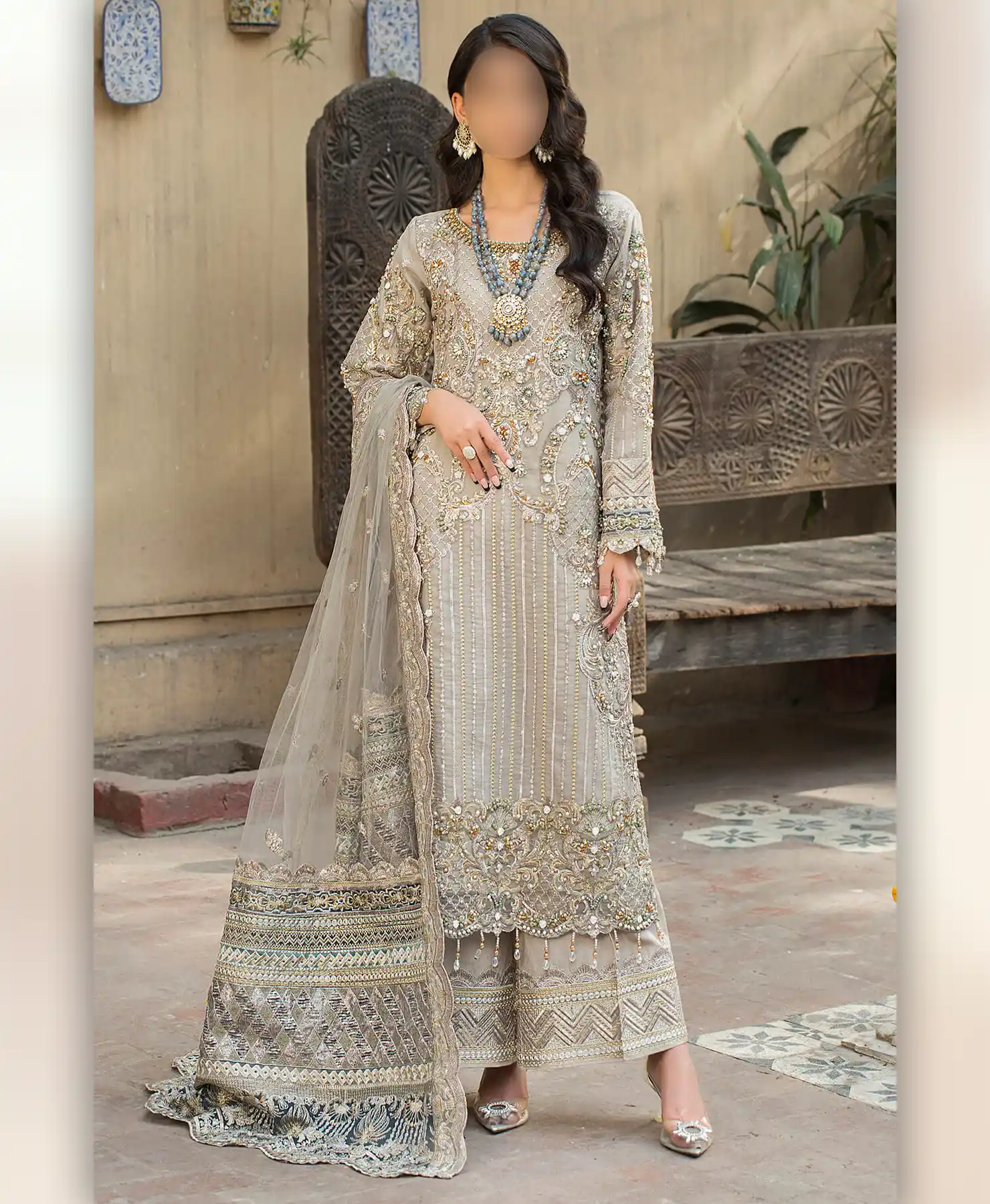 Glossy Skin by Nayab Fashion Bridal Dress Ladies Fashion Unstitched Women's Clothing