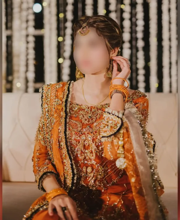 Orange Gharara - Image 3