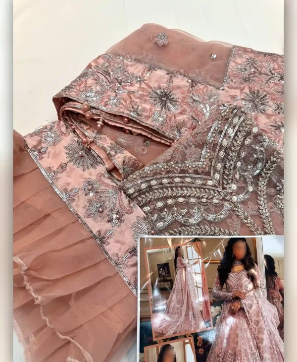 Piyazi Frill by Nayab Fashion Bridal Dress Ladies Fashion Unstitched Women's Clothing