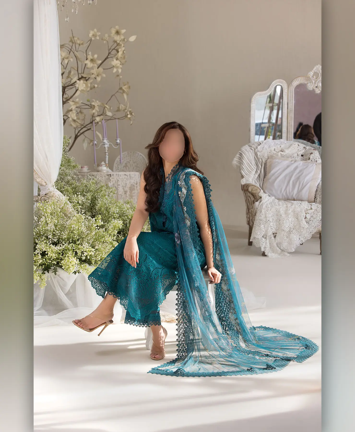Sobia Zinc by Nayab Fashion Bridal Dress Ladies Fashion Unstitched Women's Clothing