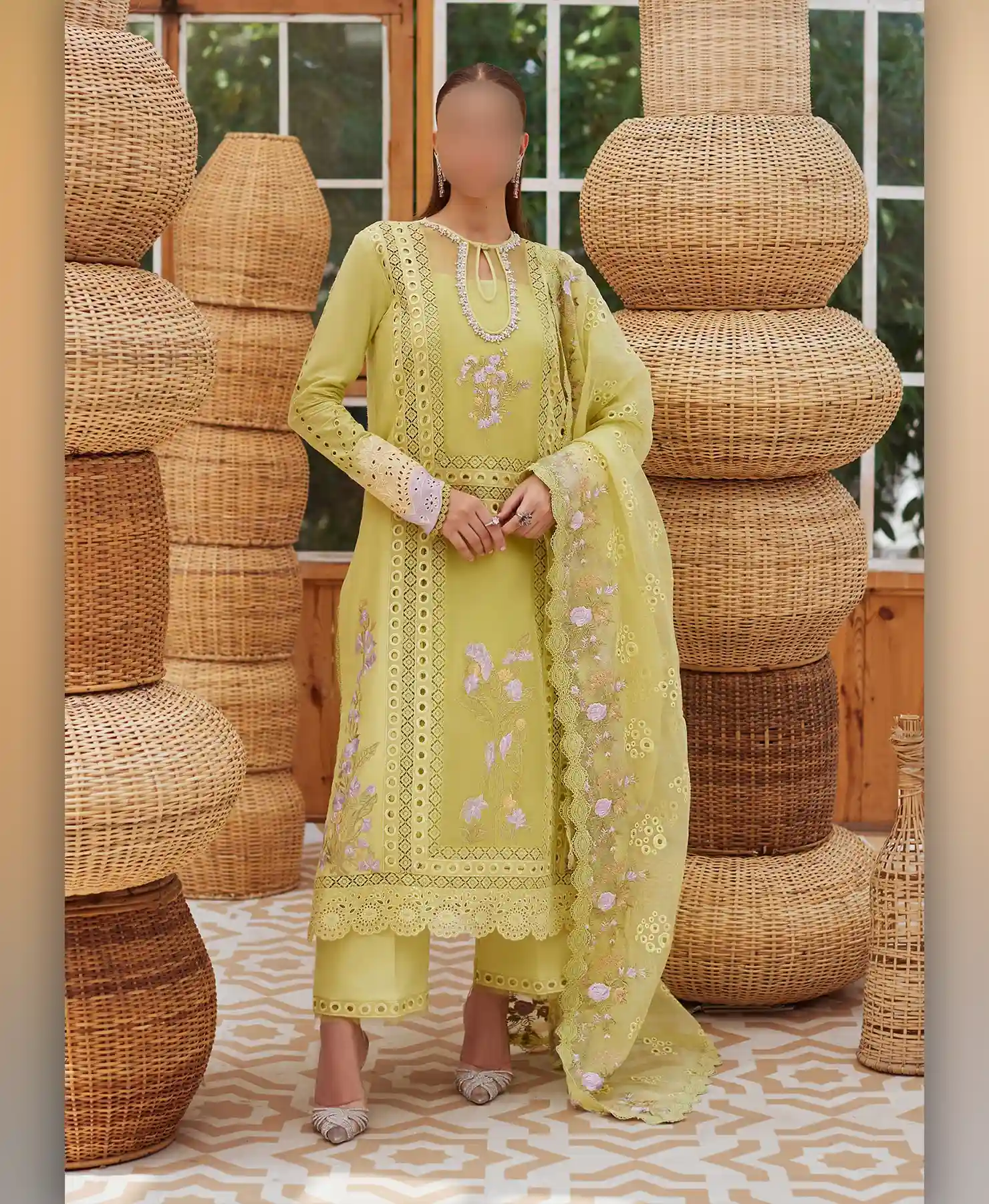 Lemon Crim by Nayab Fashion Bridal Dress Ladies Fashion Unstitched Women's Clothing