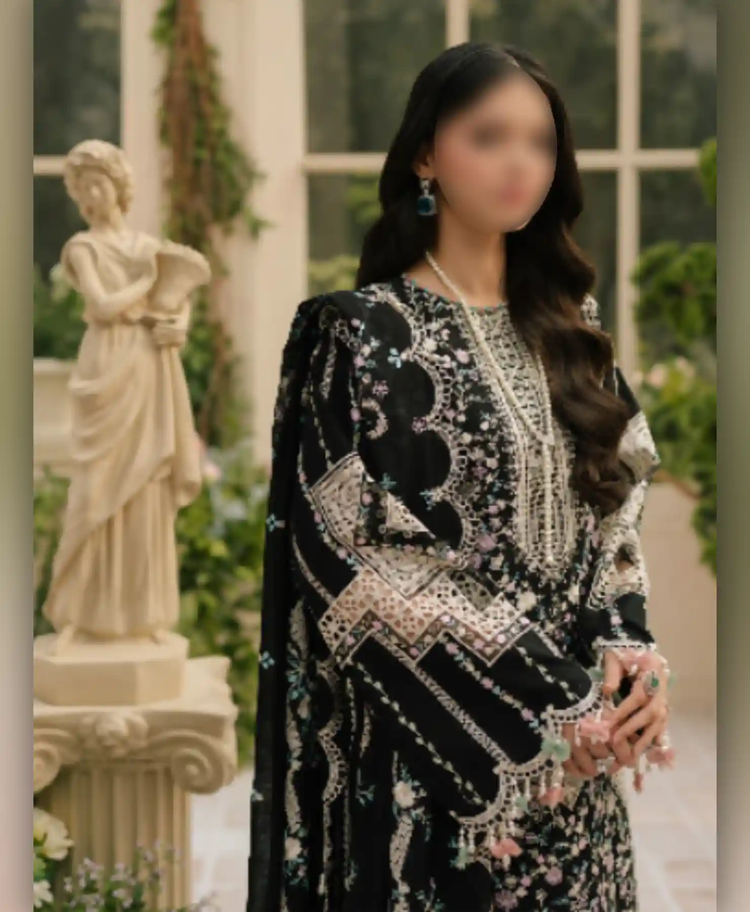 Bin Black by Nayab Fashion Bridal Dress Ladies Fashion Unstitched Women's Clothing