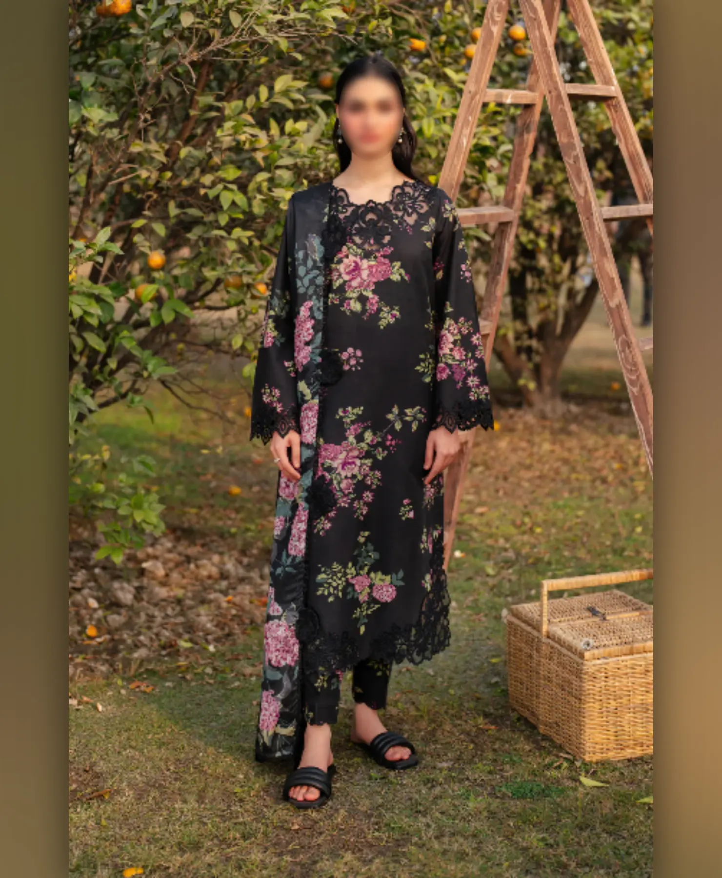 Black IZ by Nayab Fashion Bridal Dress Ladies Fashion Unstitched Women's Clothing