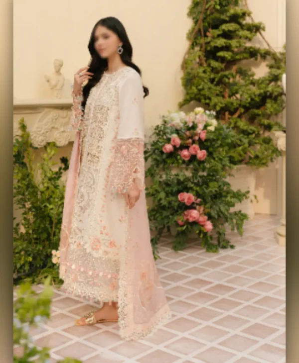 Cream Town by Nayab Fashion Bridal Dress Ladies Fashion Unstitched Women's Clothing