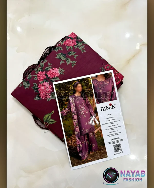 Mahnoor IZ Print by Nayab Fashion Bridal Dress Ladies Fashion Unstitched Women's Clothing