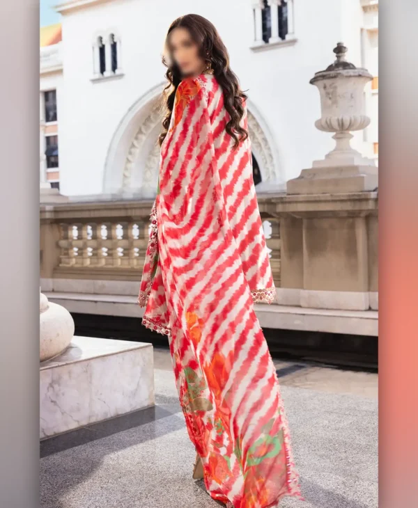 Red Zabra Print by Nayab Fashion Bridal Dress Ladies Fashion Unstitched Women's Clothing