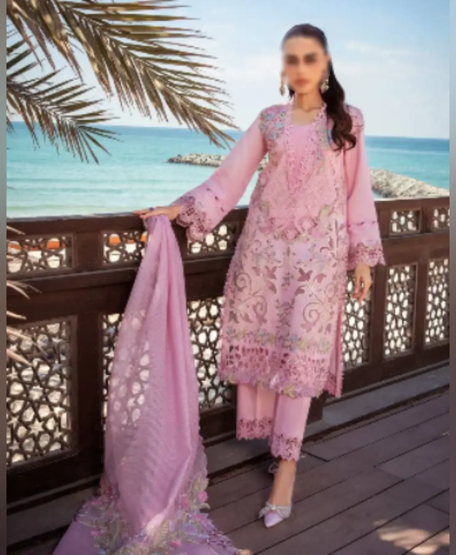 RR Pink by Nayab Fashion Bridal Dress Ladies Fashion Unstitched Women's Clothing