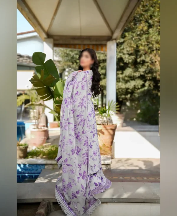 Aneela Purple by Nayab Fashion Bridal Dress Ladies Fashion Unstitched Women's Clothing