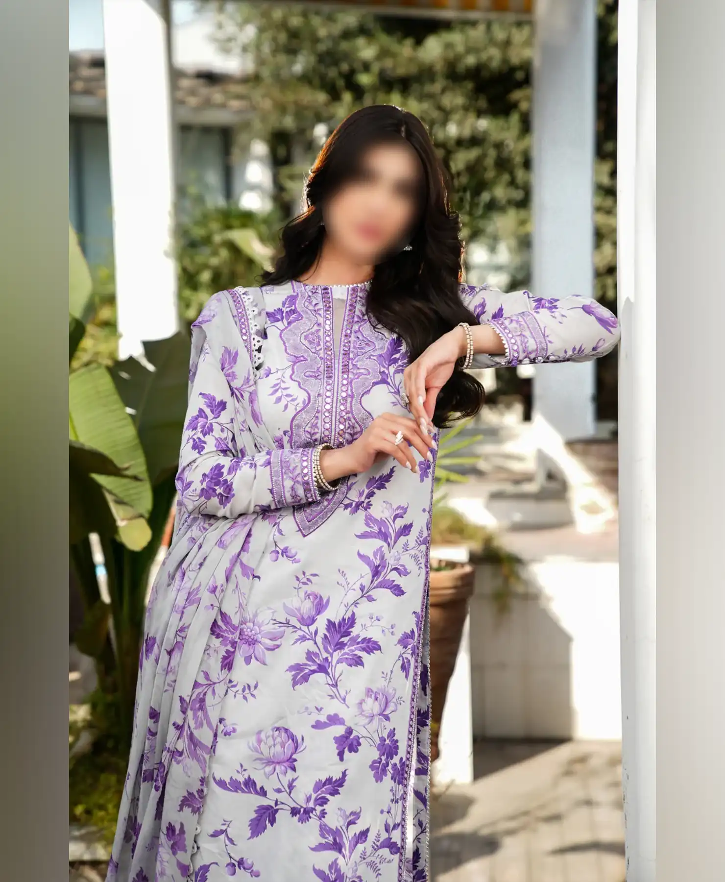 Aneela Purple by Nayab Fashion Bridal Dress Ladies Fashion Unstitched Women's Clothing