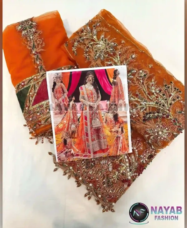 Orange Angrakha – Nayab Fashion